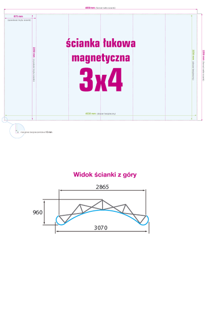 Ścianka łukowa magnetyczna 3x4 - instrukcja przygotowania pliku