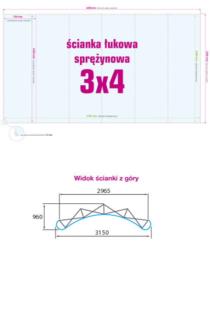 Ścianka łukowa sprężynowa 3x4 - instrukcja przygotowania pliku